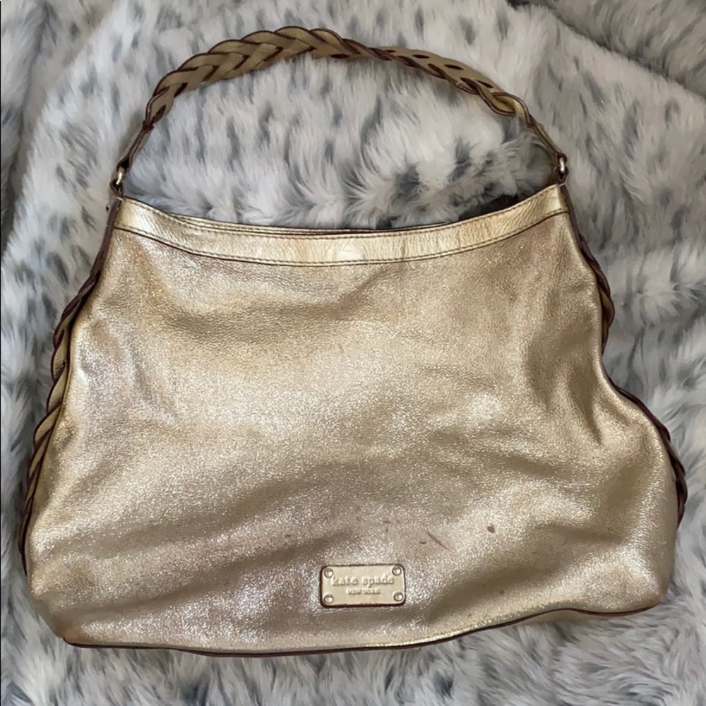 Gold Kate Spade Purse